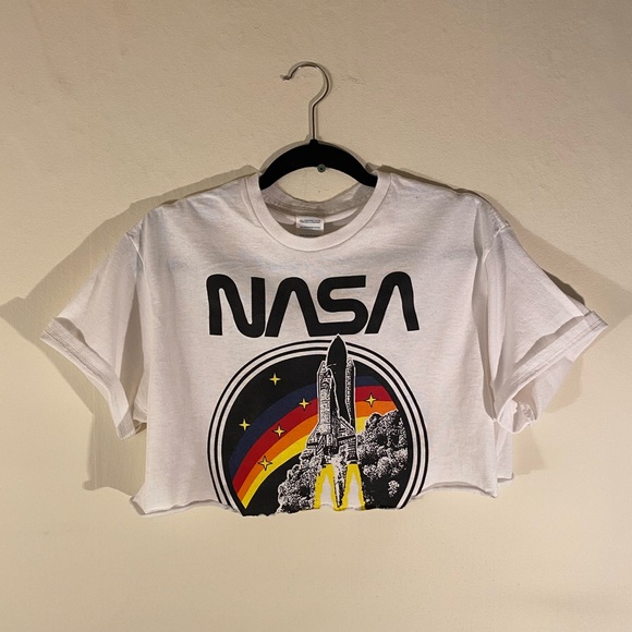 Tops - NASA Cropped Tee